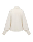 EP YAYING Asymmetric Soft Knit Top Sweater