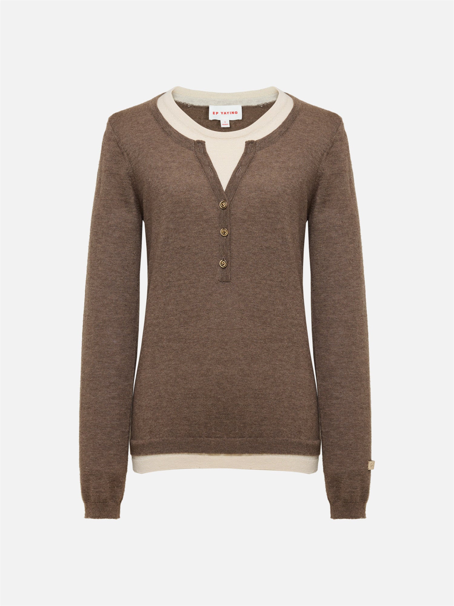 EP YAYING Heart-Shaped Neck Pullover EGKIR9916AT