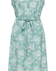 YAYING Green Pattern Sleeveless Dress