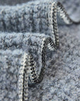 YAYING Grey Textured Midi Dress