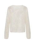 EP YAYING Drop-Shoulder Open-Knit Top