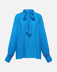 EP YAYING Silk Pleated Shirt