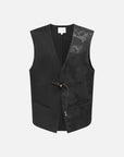 EP YAYING New Chinese Style Wool Vest