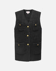 EP YAYING Wool Tweed Vest