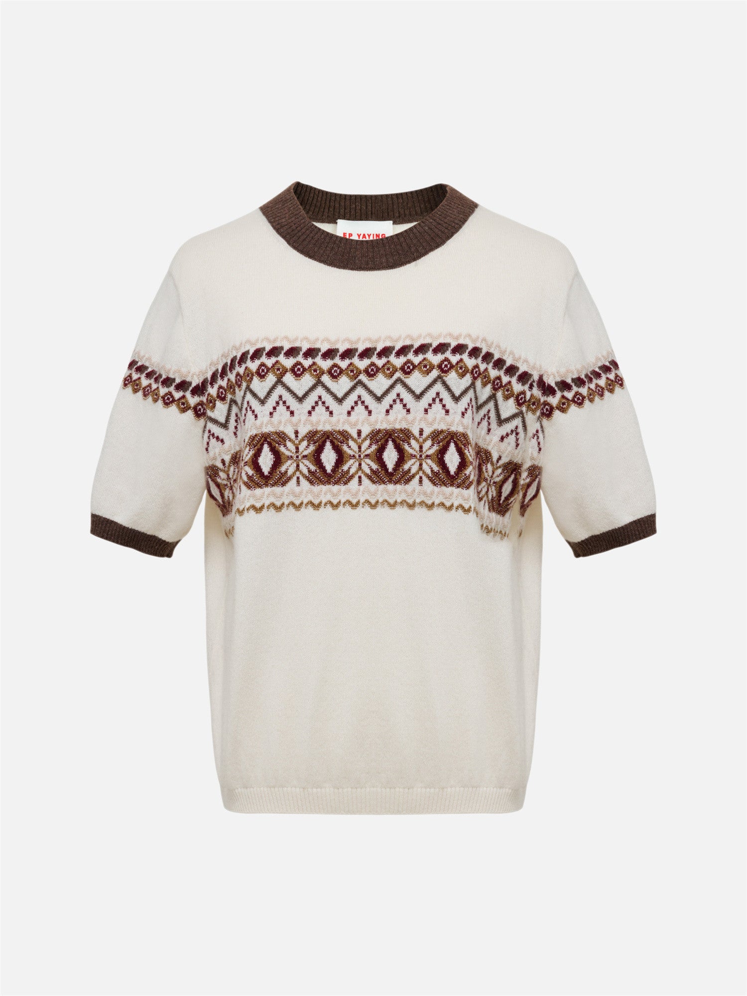 EP YAYING Yak Wool Blend T-Shirt EGKIR9527AW
