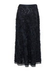 EP YAYING Silk-Lined Sequin Textured Skirt