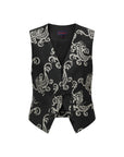 EP YAYING Black Patterned Vest