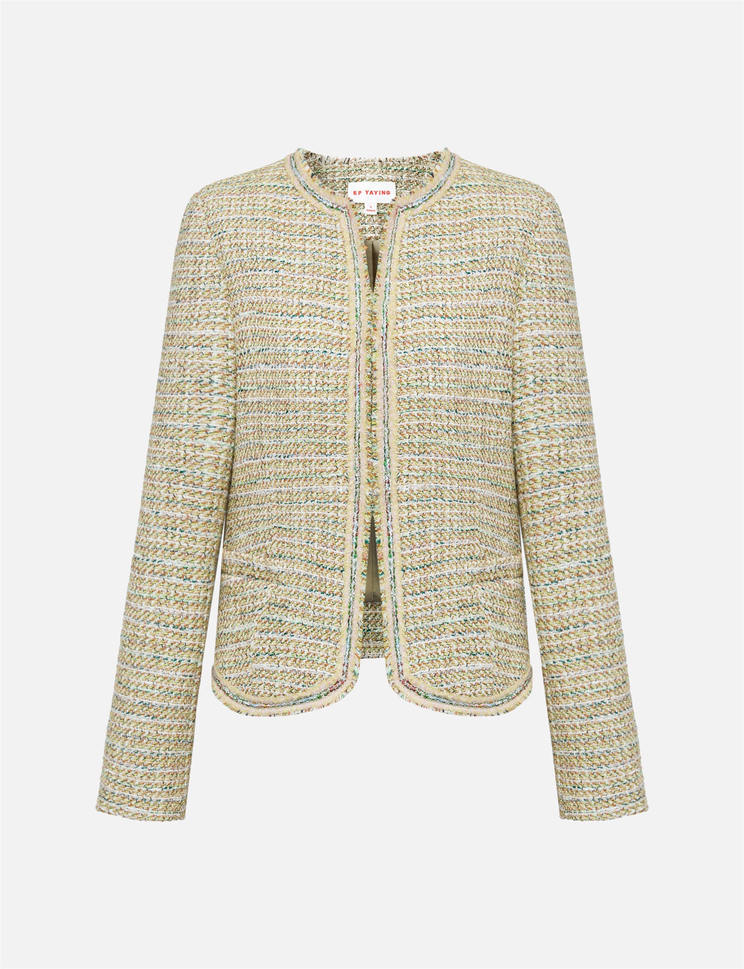 EP YAYING Tweed Jacket Cropped Coat EGKPC1242AG