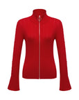 EP YAYING Red Knit Sweater
