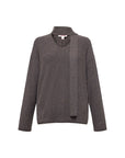 EP YAYING Heather Colorful-Dot Bow Cashmere Knit Top