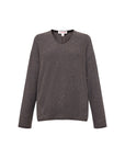 EP YAYING Heather Colorful-Dot Bow Cashmere Knit Top