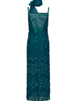 EP YAYING Teal Lace Sleeveless Dress