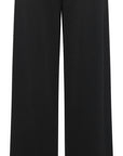 YAYING Golden Wool Slim Straight-Leg Pants