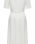 YAYING White Midi Dress