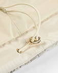 YAYING Beige Contrast Trim Coat