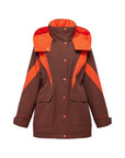 YAYING Orange Hooded Jacket
