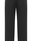 YAYING Black Elastic Waist Trousers