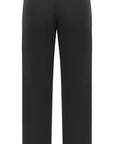 YAYING Black Elastic Waist Trousers