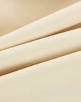 YAYING Beige Contrast Trim Coat