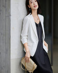 EP YAYING BLACK SLIP DRESS