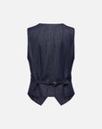 EP YAYING Waist-Defined Fitted Layered Vest EGKEDJ010AZ