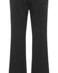 YAYING Acetate Straight Leg Flared Pants