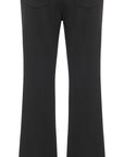 YAYING Acetate Straight Leg Flared Pants