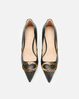 EP YAYING Mother-of-Pearl Fulu Decorative Buckle Flats
