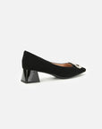 EP YAYING Decorative Buckle Chunky Heel Commuter Flats