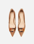 EP YAYING Lucky Knot High-Heeled Flats