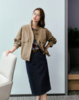 EP YAYING Cropped Utility Jacket EGKAT1217AE