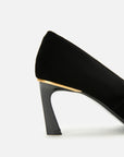 EP YAYING Rhinestone Velvet High Heels