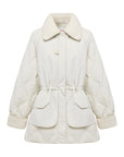 EP YAYING Mid-Length Goose Down Coat