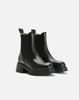 EP YAYING Ethnic Style Buckle Detail Thick-Soled Chelsea Boots
