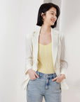 EP YAYING White Blazer