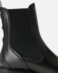 EP YAYING Ethnic Style Buckle Detail Thick-Soled Chelsea Boots