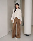 EP YAYING Chinese Style Small Stand-Collar Jacket