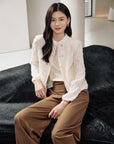 EP YAYING Chinese Style Small Stand-Collar Jacket