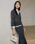 EP YAYING V-Neck Knit Cardigan