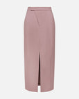 EP YAYING Silk-Wool Pleated Skirt