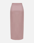 EP YAYING Silk-Wool Pleated Skirt