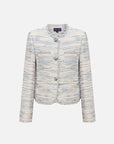 EP YAYING Tweed Chanel-Style Short Jacket