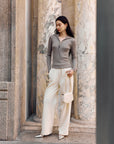 EP YAYING Sheep Wool Knitted Sweater