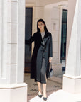 EP YAYING Double-Sided Wool Midi Coat
