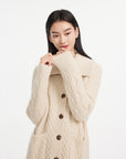 EP YAYING WHITE CARDIGAN