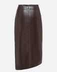 EP YAYING Leather Skirt with split