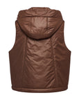 YAYING Hooded Drawstring Cotton Vest