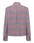 YAYING Chunky Tweed Stand-Collar Jacket