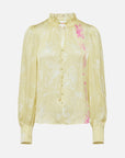 EP YAYING Chinese Style Silk Printed Shirt