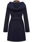 YAYING Silk and Wool Wrap Coat